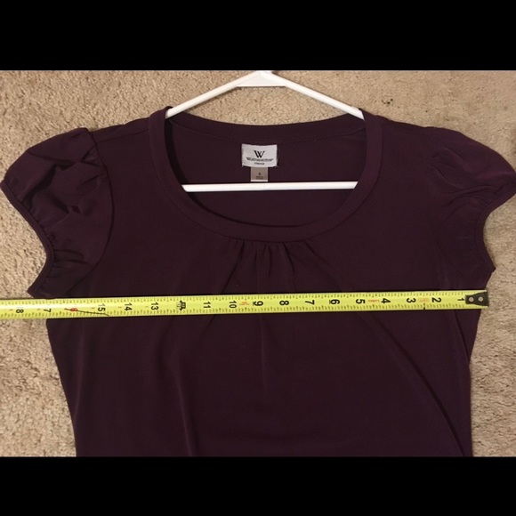 Worthington Stretch Casual Dress Top - Picture 5 of 6